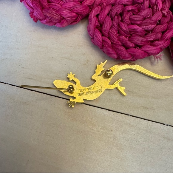 Vintage Signed Wm Spear Lizard Pin Brooch 1986 - Picture 3 of 7